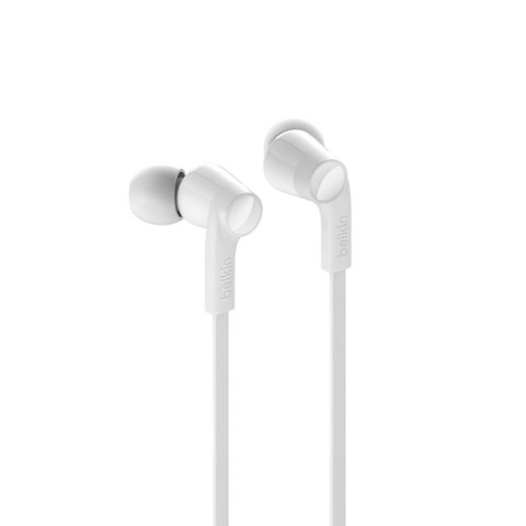 BELKIN ROCKSTAR INEAR HEADPHONE/WITH USB-C CONNECTOR WHITE