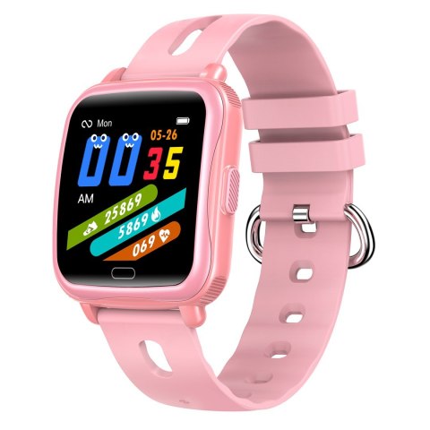 Dziecięcy smartwatch BT Denver z pomiarem różowy Dziecięcy smartwatch BT Denver z pomiarem różowy