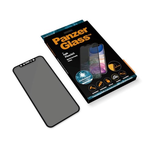 PanzerGlass | Zobacz materiał P2665 | Osłona ekranu | Jabłko | iPhone Xr/11 | Szkło hartowane | Czarny | Filtr poufności; Pokryc