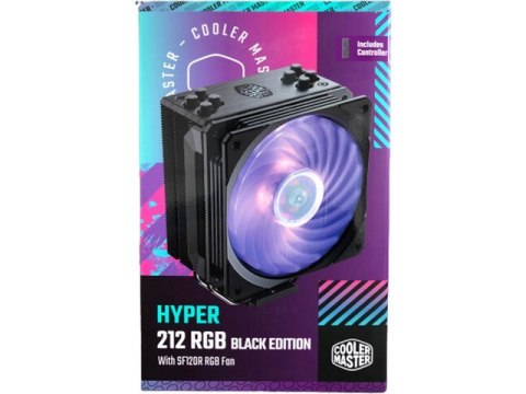 COOLER MASTER CHŁODZENIE CPU HYPER 212 RGB BLACK EDITION LGA1700 RR-212S-20PC-R2