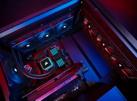CORSAIR iCUE H100i ELITE RGB Chłodzenie procesora cieczą Corsair
