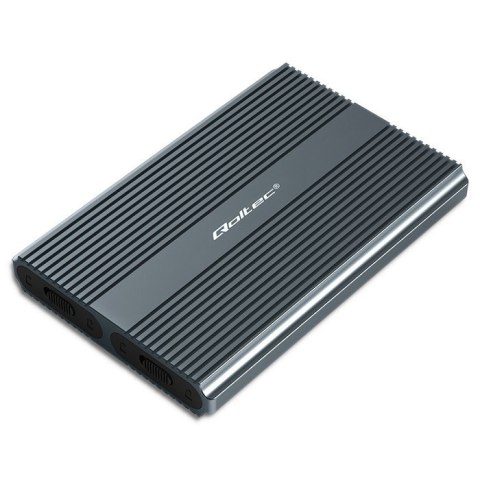 Qoltec Obudowa | kieszeń na dysk M.2 SSD | SATA | NVMe | USB-C | DUAL 2 x 2TB Qoltec Obudowa | kieszeń na dysk M.2 SSD | SATA | NVMe | USB-C | DUAL 2 x 2TB