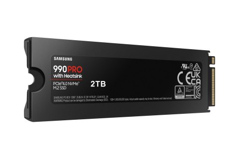 SSD PCIE G4 M.2 NVME 2TB W/HS/990 PRO MZ-V9P2T0GW SAMSUNG