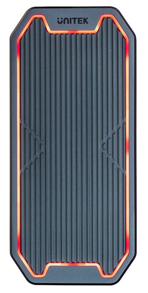 UNITEK OBUDOWA DYSKU USB-C M.2 SSD NVME/SATA, 10GBPS, RGB UNITEK OBUDOWA DYSKU USB-C M.2 SSD NVME/SATA, 10GBPS, RGB