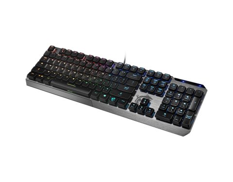 KLAWIATURA GAMING BLACK US VIGOR GK50 ELITE BW US MSI