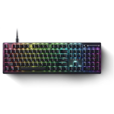 Klawiatura do gier Razer Deathstalker V2 Pro Klawiatura do gier Światło LED RGB Amerykańskie przewodowe czarne niskoprofilowe pr