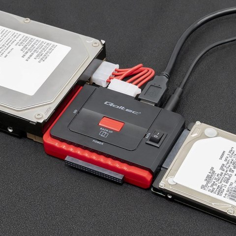 QOLTEC ADAPTER USB 3.0 DO IDE | SATA III