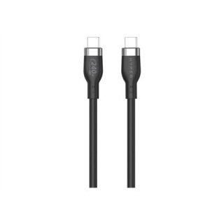 2M USB-C CHARGING CABLE BLAC/K SILICONE 240W