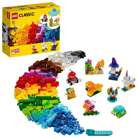 LEGO 11013 CLASSIC Kreatywne przezroczyste klocki p4