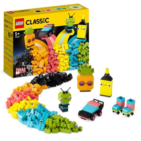 LEGO 11027 CLASSIC Kreatywna zabawa neonowymi kolorami p3