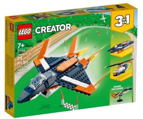 LEGO 31126 CREATOR Odrzutowiec naddźwiękowy p8