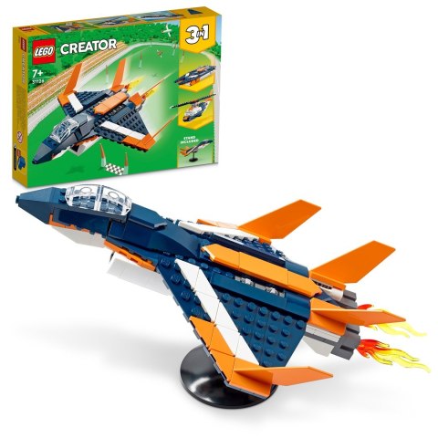 LEGO 31126 CREATOR Odrzutowiec naddźwiękowy p8