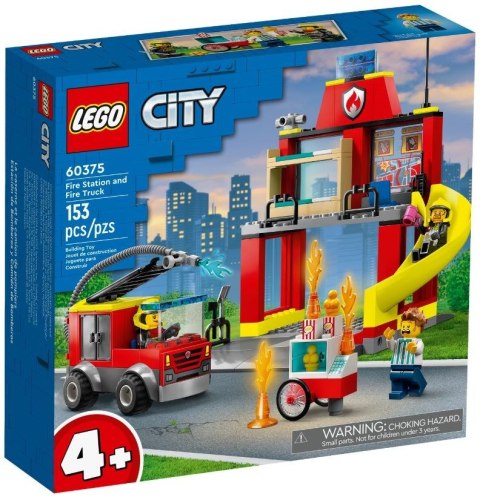 LEGO 60375 CITY Remiza strażacka i wóz strażacki p3