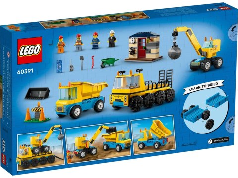 LEGO 60391 CITY Ciężarówki i dźwig z kulą wyburzeniową p3