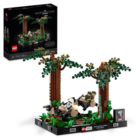 LEGO 75353 STAR WARS Diorama: Pościg na ścigaczu przez Endor p3