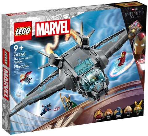 LEGO 76248 SUPER HEROES Quinjet Avengersów p4