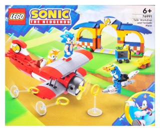 LEGO 76991 SONIC THE HEDGEHOG Tails z warsztatem i samolot Tornado p4