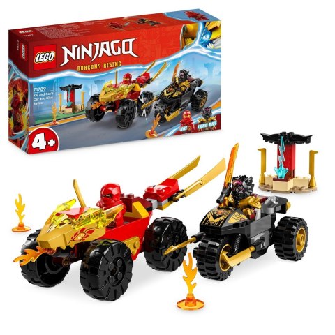 LEGO Ninjago 71789 Bitwa samochodowo-motocyklowa między Kaiem a Rasem