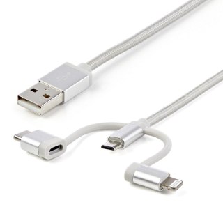 LIGHTNING CABLE 1M USB-C/MICRO-B/USB-A