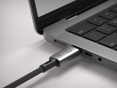 LINQ KABEL USB-C 4.0 THUNDERBOLT 4, PD 3.1 EPR 240W, 8K/60HZ, 40GB/S, 1 METR, W OPLOCIE