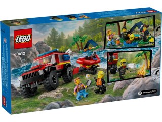 LEGO 60412 CITY Terenowy wóz strażacki z łodzią p3