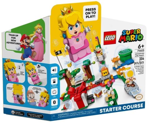 LEGO 71403 SUPER MARIO Przygody z Peach — zestaw startowy p4