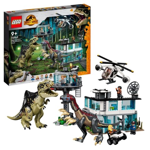 LEGO 76949 JURASSIC WORLD Atak giganotozaura i terizinozaura