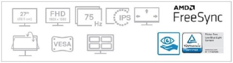 MONITOR DELL LED 27" S2721HN