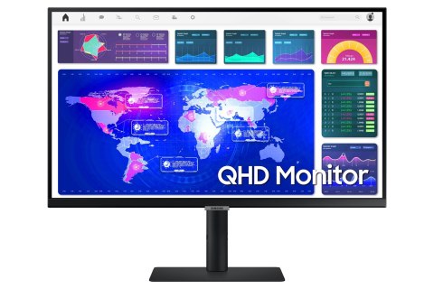 SAMSUNG Monitor 27'' WQD 2560x1440 75z 250cdm2 1000:1