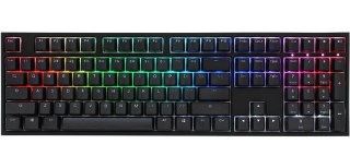 Klawiatura gamingowa Ducky One 2 Backlit PBT, MX-Nature-White, RGB LED - czarna