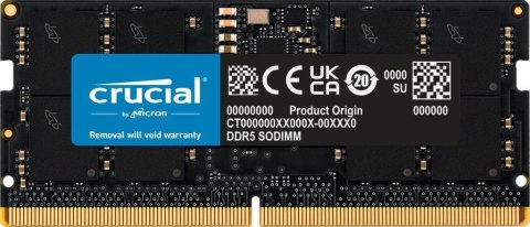 NB MEMORY 16GB DDR5-4800 SO/CT16G48C40S5 CRUCIAL