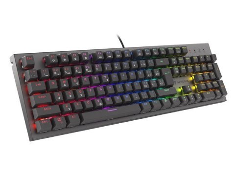 KLAWIATURA DLA GRACZY GENESIS THOR 303 CZ/SK PODŚWIETLENIE RGB MECHANICZNA RED CZARNA SWITCH HOT SWA KLAWIATURA DLA GRACZY GENESIS THOR 303 CZ/SK PODŚWIETLENIE RGB MECHANICZNA RED CZARNA SWITCH HOT SWA