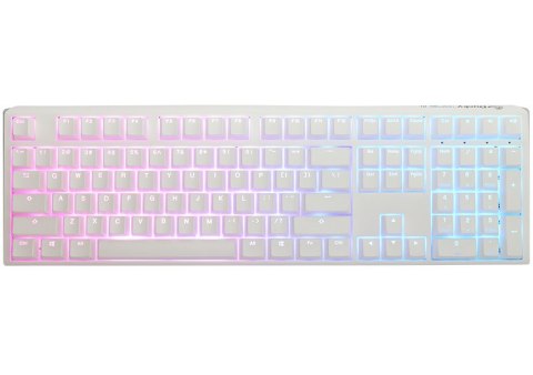 Klawiatura gamingowa Ducky One 3 Aura White, RGB LED - MX-Blue (US)