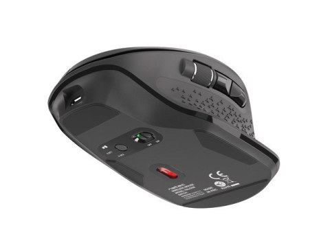 MYSZ NATEC FALCON BEZPRZEWODOWA 3200DPI BLUETOOTH 5.0 + 2.4GHZ CZARNA Z CICHYM KLIKIEM