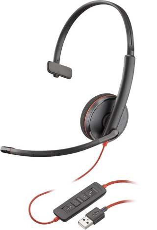 Poly Blackwire 3210 Monaural USB-A Headset