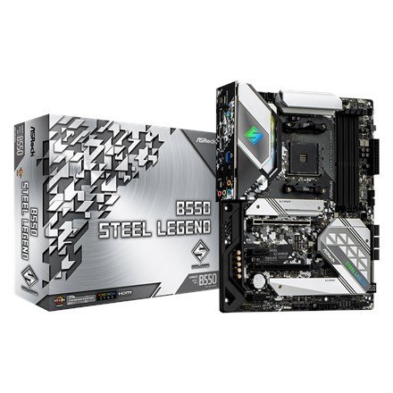 MB AMD B550 SAM4 ATX B550 STEEL LEGEND ASROCK