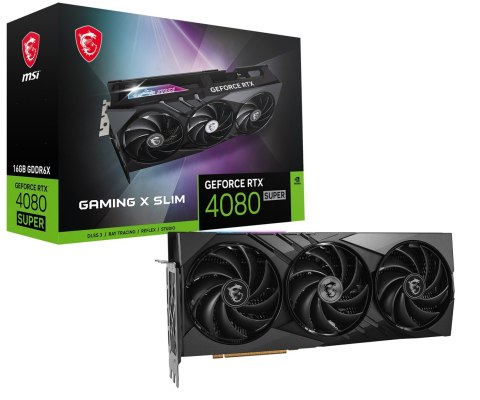 VGA PCIE16 RTX4080 SUPER 16GB/RTX4080SUP 16G GAM X SLIM MSI