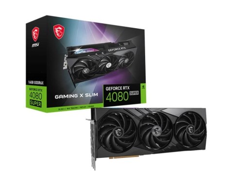 VGA PCIE16 RTX4080 SUPER 16GB/RTX4080SUP 16G GAM X SLIM MSI