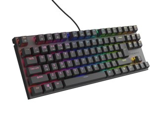 KLAWIATURA DLA GRACZY GENESIS THOR 303 TKL US PODŚWIETLENIE RGB MECHANICZNA BROWN CZARNA HOT SWAP