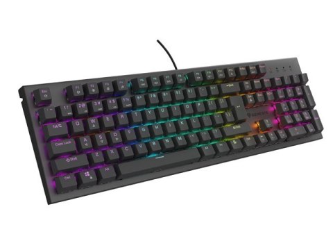 KLAWIATURA DLA GRACZY GENESIS THOR 303 US PODŚWIETLENIE RGB MECHANICZNA BROWN SWITCH CZARNA HOT SWAP