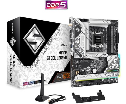 MB AMD X670 SAM5 ATX/X670E STEEL LEGEND ASROCK