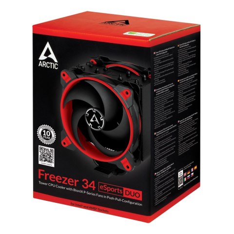 Chłodzenie CPU Arctic Freezer 34 eSports DUO - Red