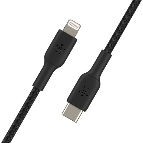 LIGHTNING/USB-C CABLE/MFI 1M BLACK