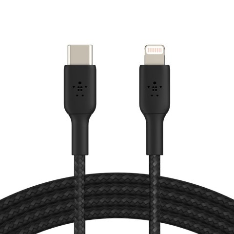 LIGHTNING/USB-C CABLE/MFI 1M BLACK