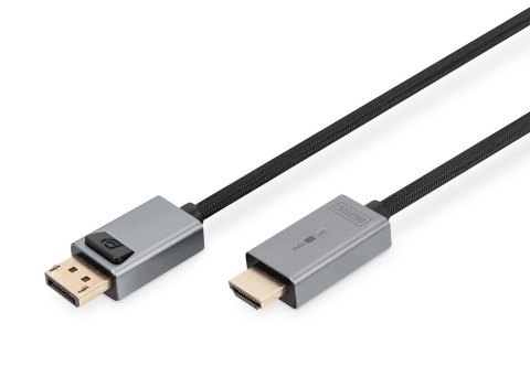 Kabel adapter PREMIUM DisplayPort - HDMI 4K 30Hz DP/HDMI M/M 1.8m