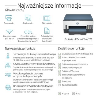 HP Smart Tank 725 All-in-One, Drukowanie, kopiowanie, skanowanie, komunikacja bezprzewodowa, Skanowanie do pliku PDF