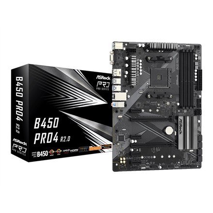 MB AMD B450 SAM4 ATX/B450 PRO4 R2.0 ASROCK