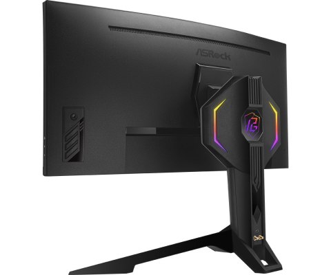 Monitor ASRock 34" Curved Phantom Gaming Monitor PG34WQ15R3A 2xHDMI DP USB-C WiFi głośniki 2x2W