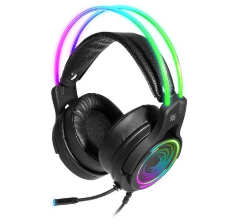 DEFENDER SŁUCHAWKI NAUSZNE Z MIKROFONEM COSMO PRO 7.1 PODŚWIETLENIE RGB 64536