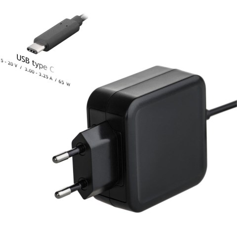 AKYGA ZASILACZ 65W USB-C 5-20V / 3-3.25A AK-ND-70